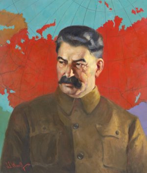 Joseph Stalin by Samuel Johnson Woolf Oil Painting