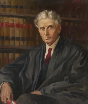 Louis Dembitz Brandeis by Samuel Johnson Woolf Oil Painting