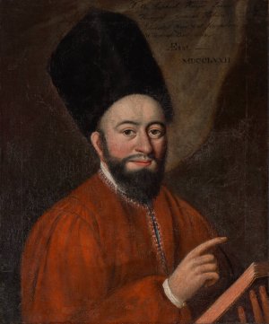 Rabbi Raphael Haijm Isaac Karigal by Samuel King Oil Painting