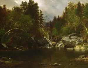 Calm Pond by Samuel Lancaster Gerry - Oil Painting Reproduction