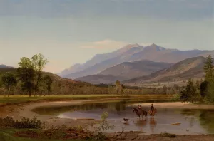Fording the Stream by Samuel Lancaster Gerry Oil Painting