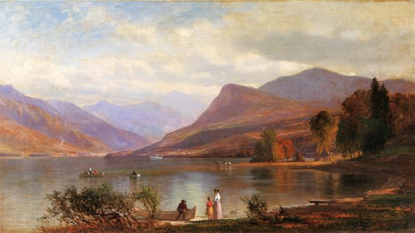 Main Product Photo of Lake Winnipesaukee Painting by Samuel Lancaster Gerry