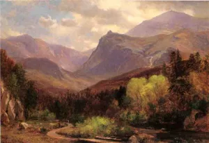 Tuckermans Ravine and Mount Washington by Samuel Lancaster Gerry - Oil Painting Reproduction