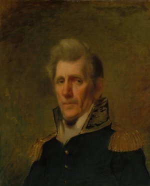 General Andrew Jackson by Samuel Lovett Waldo Oil Painting