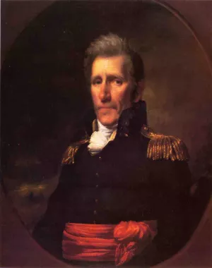 Major General Andrew Jackson by Samuel Lovett Waldo - Oil Painting Reproduction