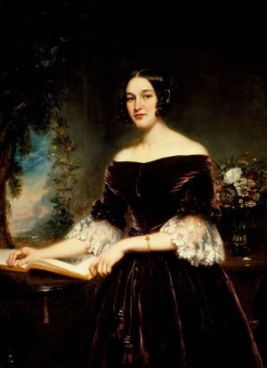 Portrait of Mrs. Sackett by Samuel Lovett Waldo Oil Painting