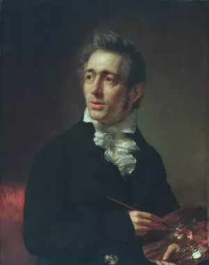 Self-Portrait by Samuel Lovett Waldo Oil Painting