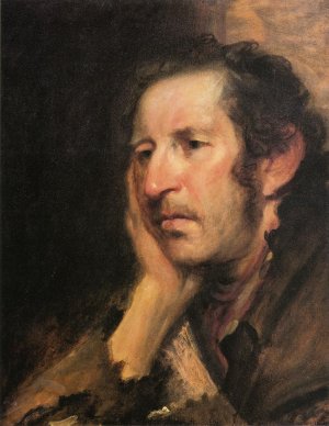 The Independent Beggar by Samuel Lovett Waldo Oil Painting