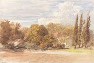 Kensington Gardens by Samuel Palmer Oil Painting