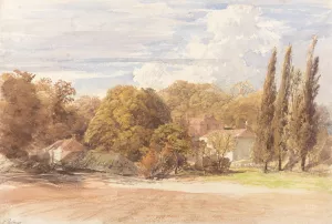 Kensington Gardens by Samuel Palmer Oil Painting