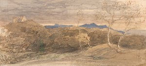 Scene in Wales by Samuel Palmer Oil Painting