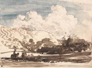 The Bright Cloud by Samuel Palmer Oil Painting