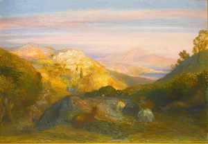 The Near And The Distant; From Southern Italy by Samuel Palmer Oil Painting