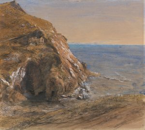 The Rock Slip near Boscastle by Samuel Palmer Oil Painting
