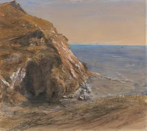 The Rock Slip near Boscastle by Samuel Palmer Oil Painting