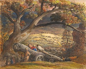 The Timber Wain by Samuel Palmer Oil Painting