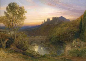 The Towered City by Samuel Palmer Oil Painting