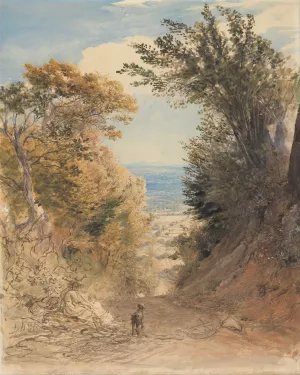 View from Rook's Hill, Kent Oil painting by Samuel Palmer