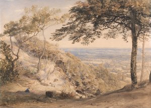 Wilmot's Hill, Kent by Samuel Palmer Oil Painting