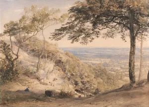 Wilmot's Hill, Kent by Samuel Palmer Oil Painting
