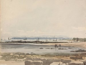 Beach Scene by Samuel Prout Oil Painting