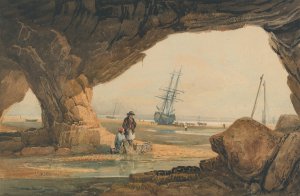 Coast Scene near Plymouth by Samuel Prout Oil Painting