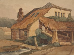Kingsteignton, Devon by Samuel Prout Oil Painting