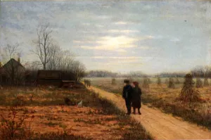 After School by Samuel S Carr Oil Painting