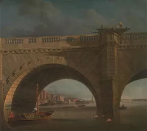 Arches of Westminster Bridge by Samuel Scott Oil Painting
