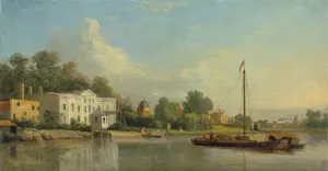 Pope's Villa, Twickenham by Samuel Scott Oil Painting