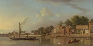 The Thames at Twickenham by Samuel Scott Oil Painting