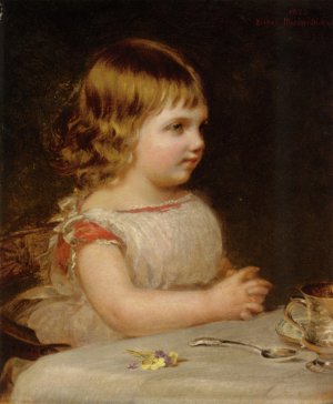 Saying Grace by Samuel Sidley Oil Painting