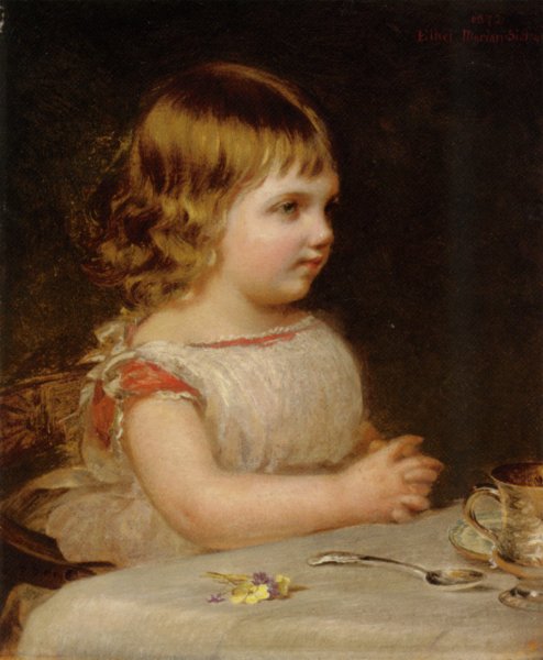 Saying Grace by Samuel Sidley - Hand-Painted Oil Painting Reproduction