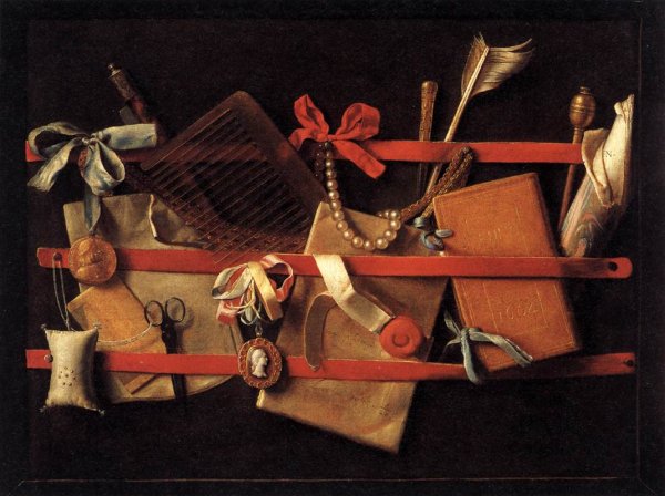 Main Product Photo of Tromp-l'oeil Still-Life Painting by Samuel Van Hoogstraten