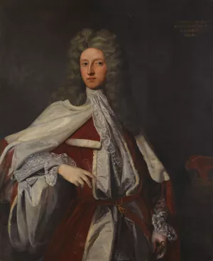 Portrait of Charles Lord Bruce, Later 1st Marquess of Ailesbury by Samuel Woodforde Oil Painting