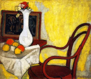 Interior with Thonet Chair by Sandor Galimberti Oil Painting