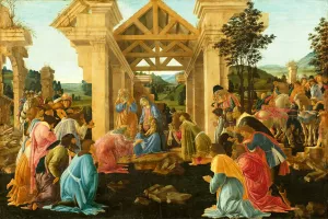 Adoration of the Magi by Sandro Botticelli - Oil Painting Reproduction