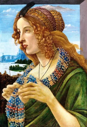 Allegorical Portrait of a Woman by Sandro Botticelli - Oil Painting Reproduction