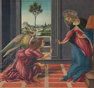 Annunciation by Sandro Botticelli Oil Painting