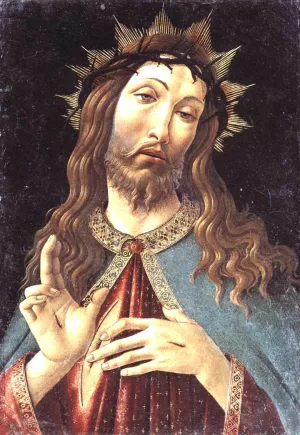Christ Crowned with Thorns by Sandro Botticelli - Oil Painting Reproduction