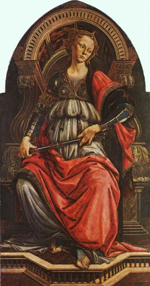 Fortitude painting by Sandro Botticelli