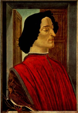 Giuliano de' Medici Oil painting by Sandro Botticelli