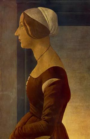 La bella Simonetta Oil painting by Sandro Botticelli
