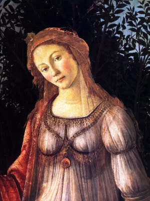 La Primavera Detail by Sandro Botticelli Oil Painting