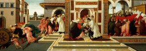 Last Miracle And The Death Of St. Zenobius by Sandro Botticelli Oil Painting