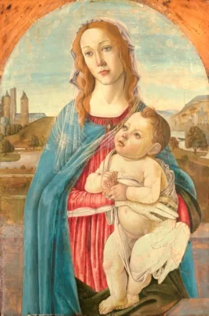 Madonna and Child by Sandro Botticelli - Oil Painting Reproduction