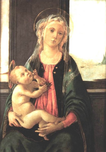Main Product Photo of Madonna of the Sea Painting by Sandro Botticelli