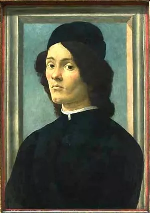 Portrait of a Young Man III painting by Sandro Botticelli
