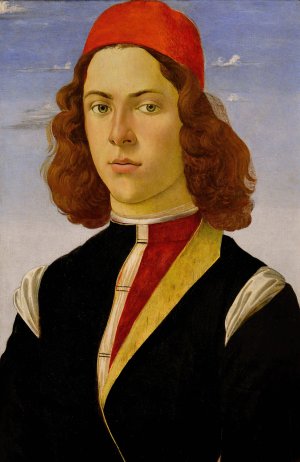 Portrait of a young man by Sandro Botticelli Oil Painting