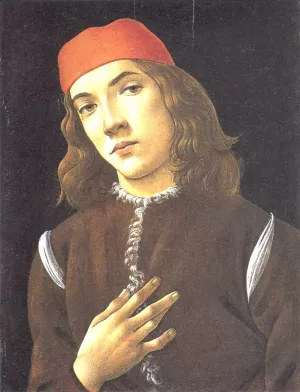 Portrait of a Young Man by Sandro Botticelli Oil Painting
